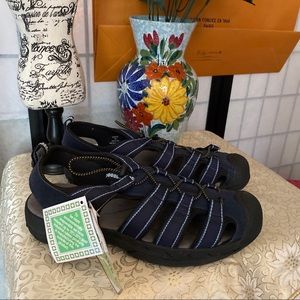 EcoSmart Salton Navy Men 11 Everest Sturdy Athletic Hiking Antimicrobial Sandals